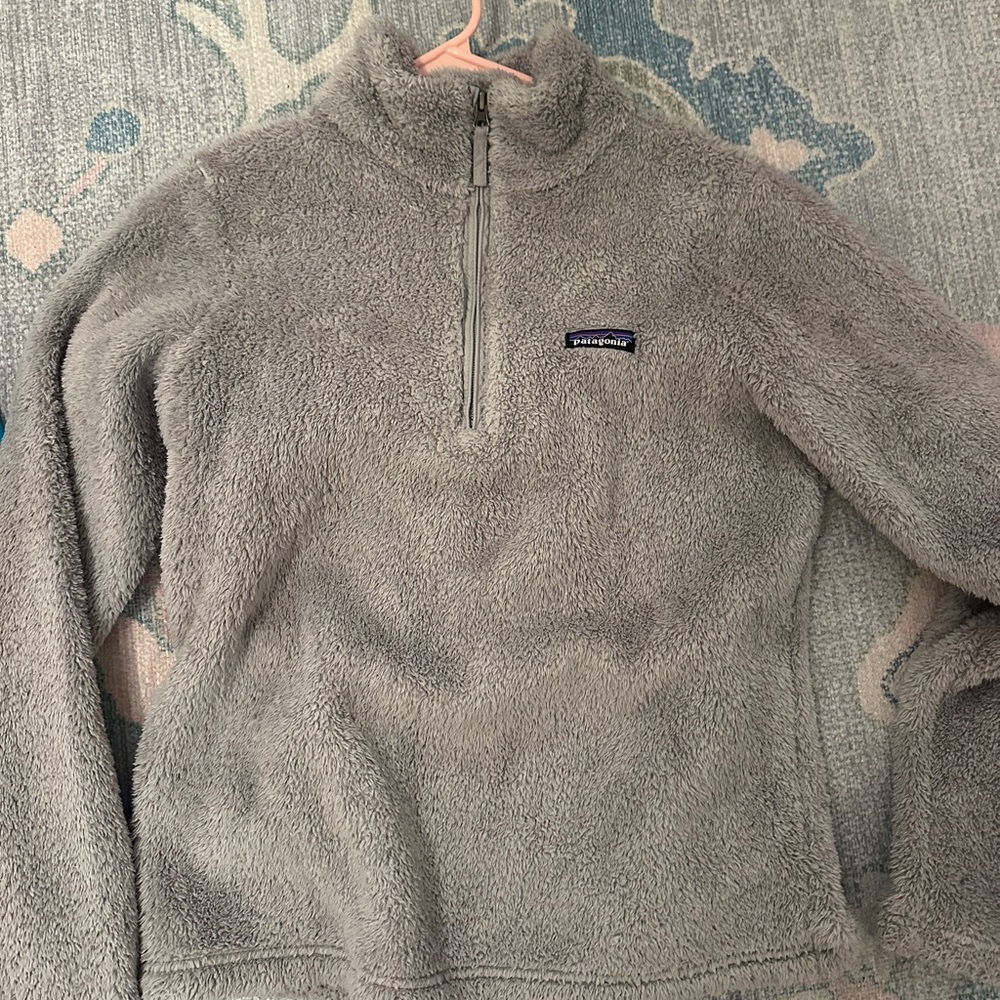 Patagonia Gray Fleece Pullover